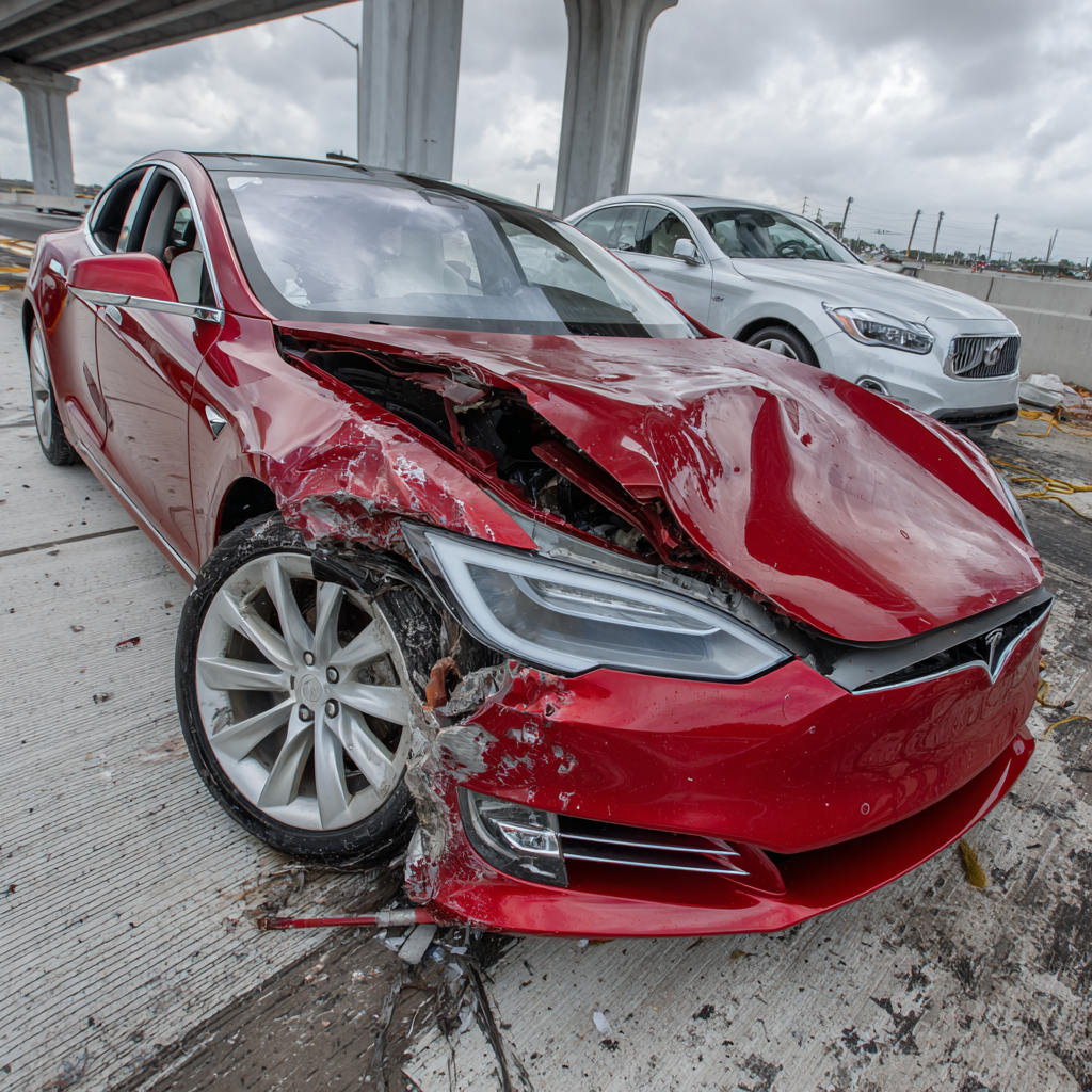 Tesla Autopilot crash lawsuit Miami
