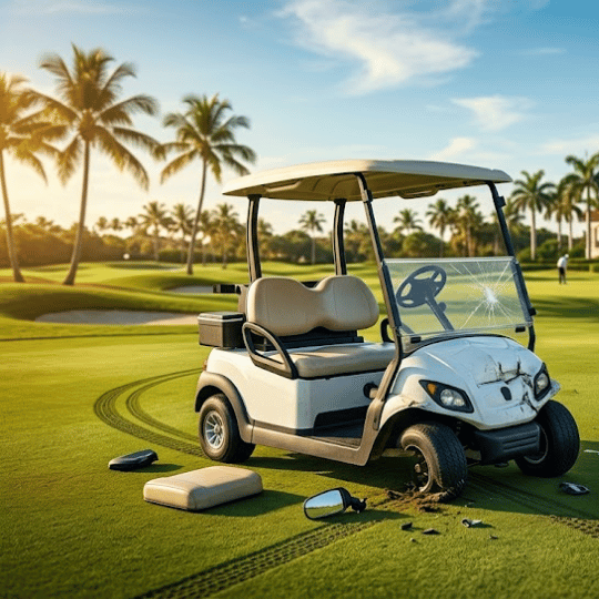 golf cart accident Palm Beach County