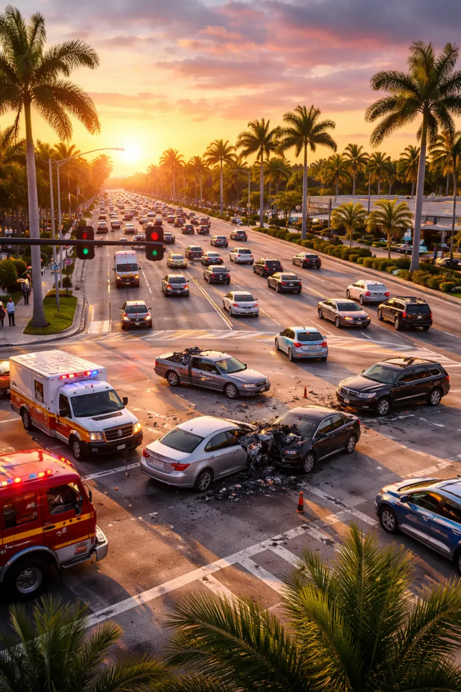 Palm Beach County car accident